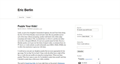 Desktop Screenshot of ericberlin.com