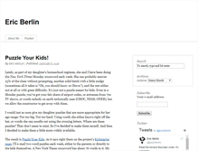 Tablet Screenshot of ericberlin.com